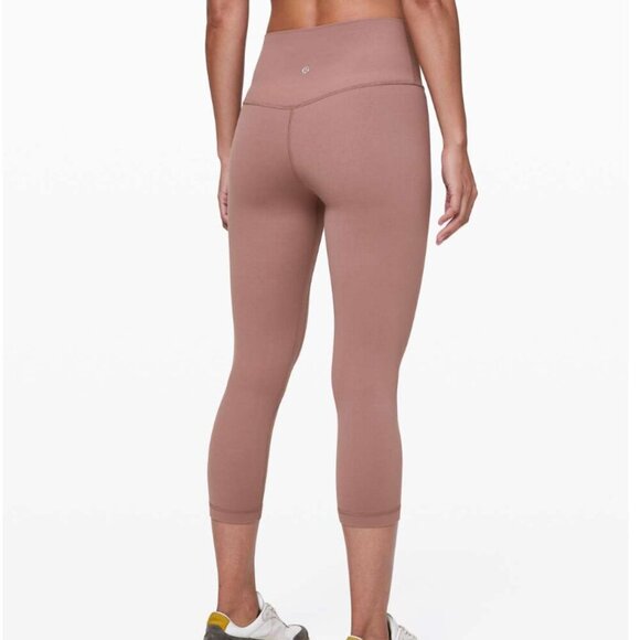 lululemon athletica Pants - Lululemon Align Crop *21" Red Dust Size 8